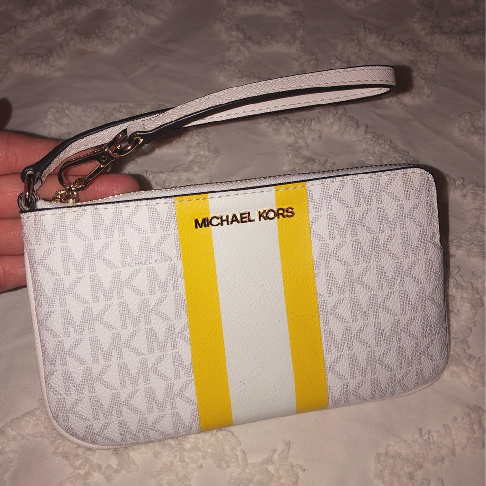 Michael Kors Jet Set Monogram Wristlet